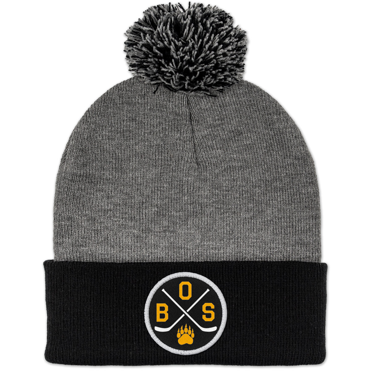 BOS Hockey Twill Patch Two Tone Knit