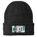Wicked License Plate Cuff Knit