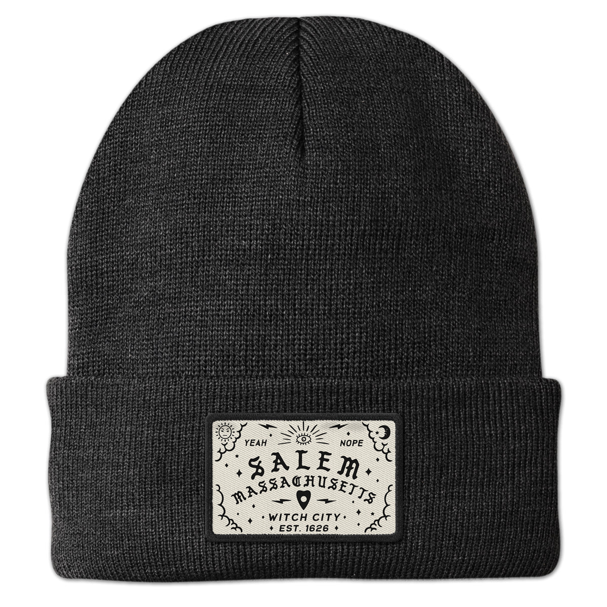 Salem Mass Spirit Board Patch Cuff Knit