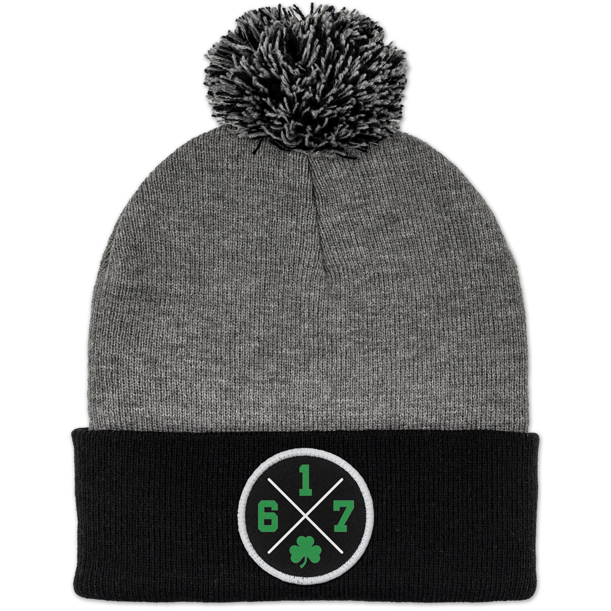 617 Shamrock Twill Patch Two Tone Knit