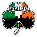 Shamrock Coat Of Arms Sticker