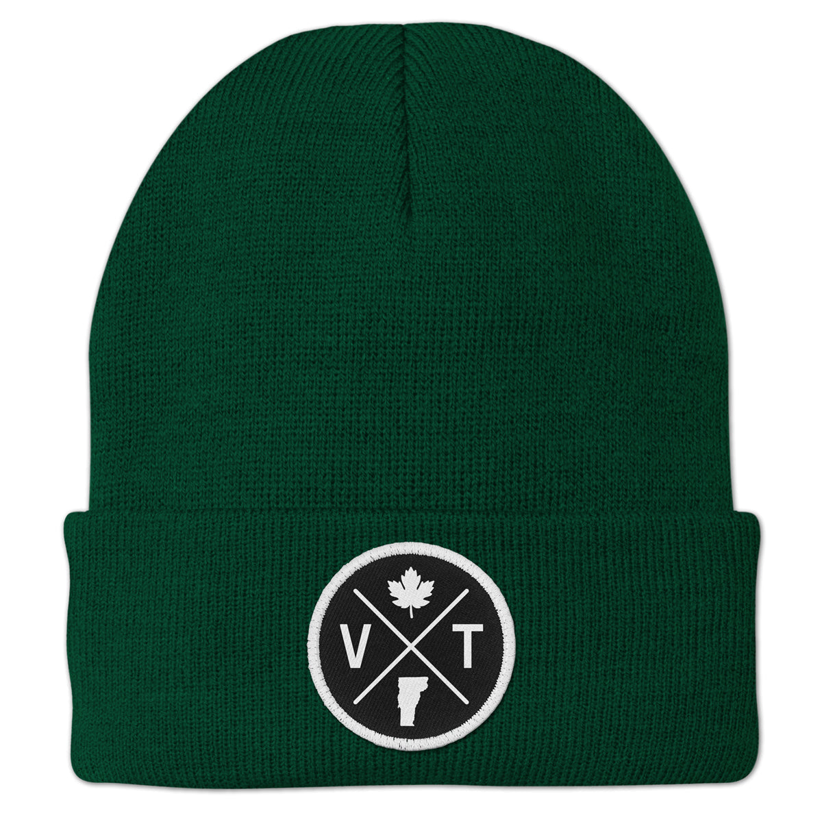 Vermont Circle Emblem Cuff Knit