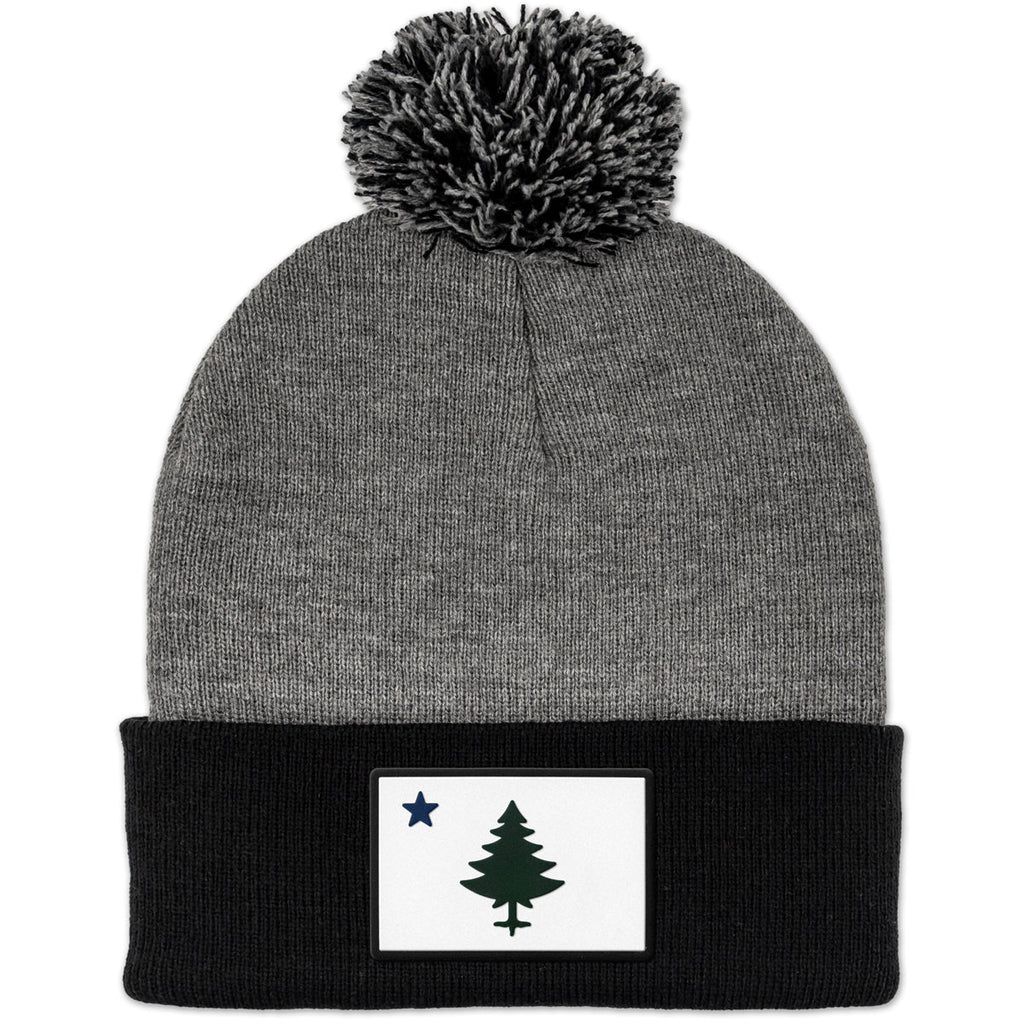 Retro Maine Flag PVC Two Tone Knit