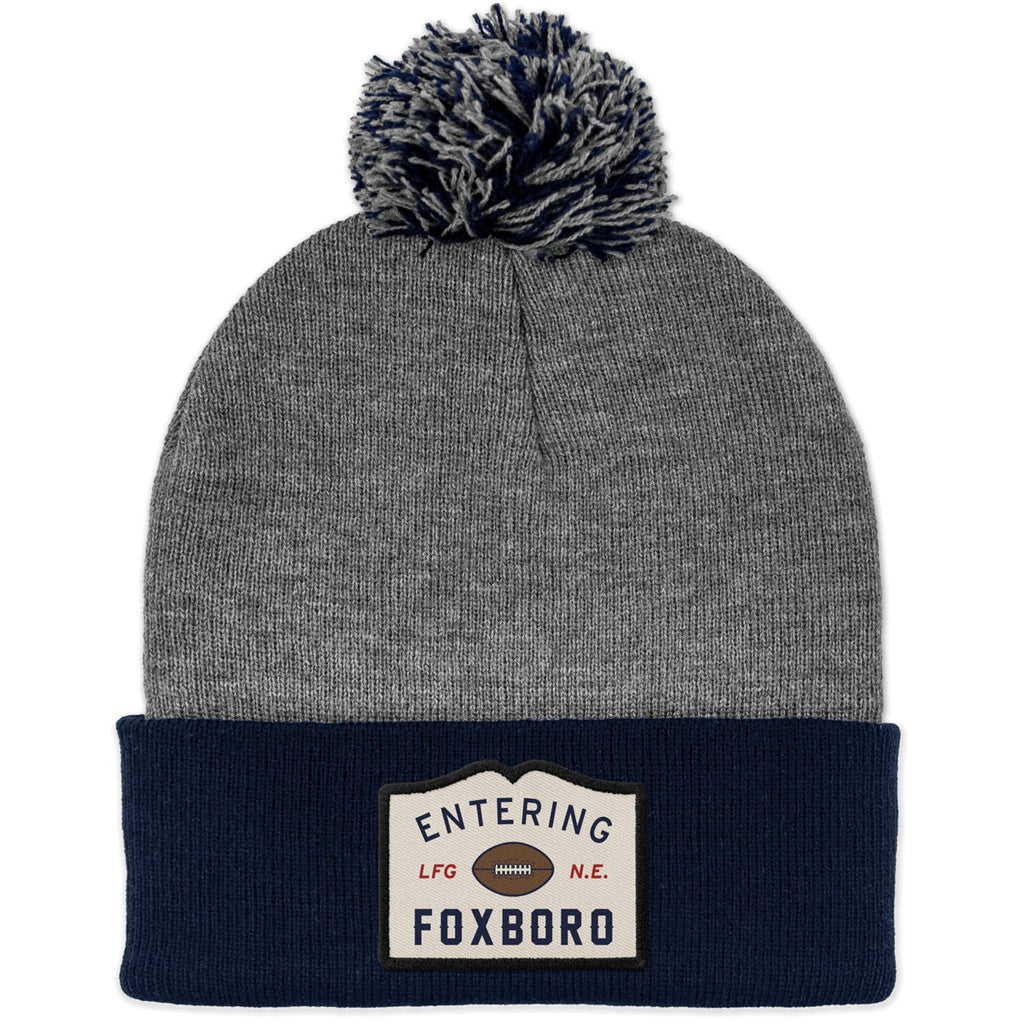 Entering Foxboro Patch Two Tone Knit