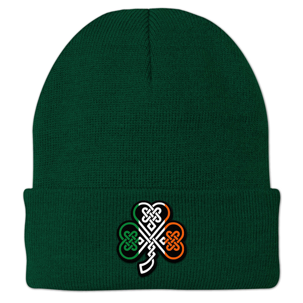 Irish Knot Shamrock Cuff Knit
