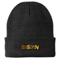 Black & Gold Boston Hockey Pride Cuff Knit