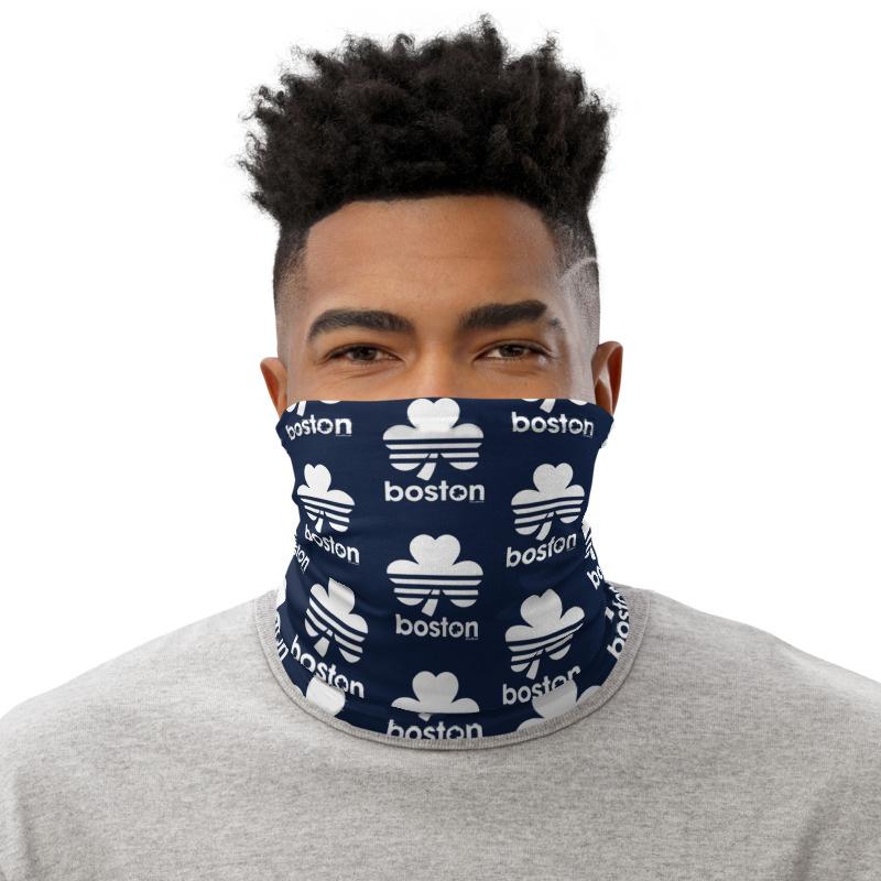 Boston Retro Shamrock Neck Gaiter