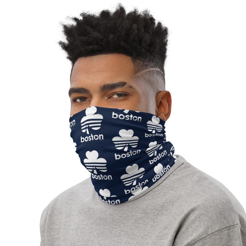 Boston Retro Shamrock Neck Gaiter