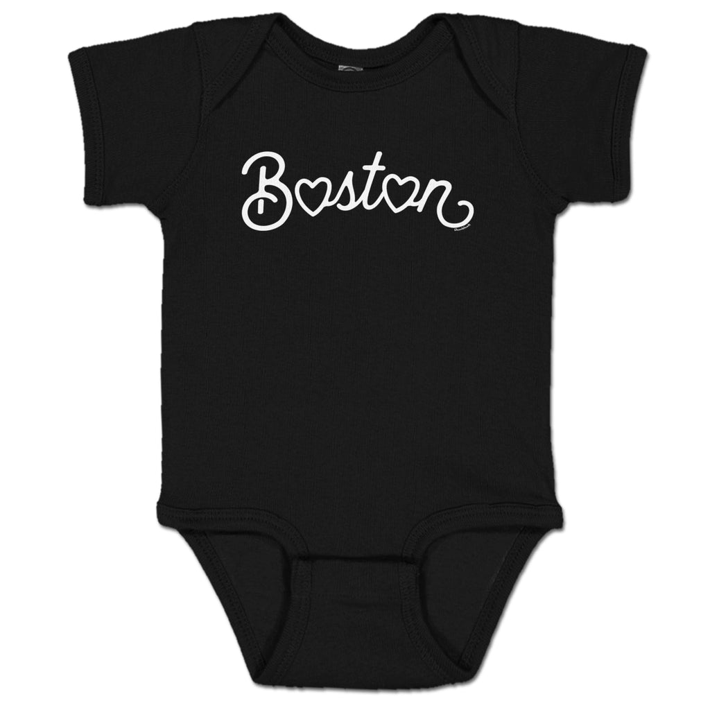 Boston Heart Script Infant One Piece