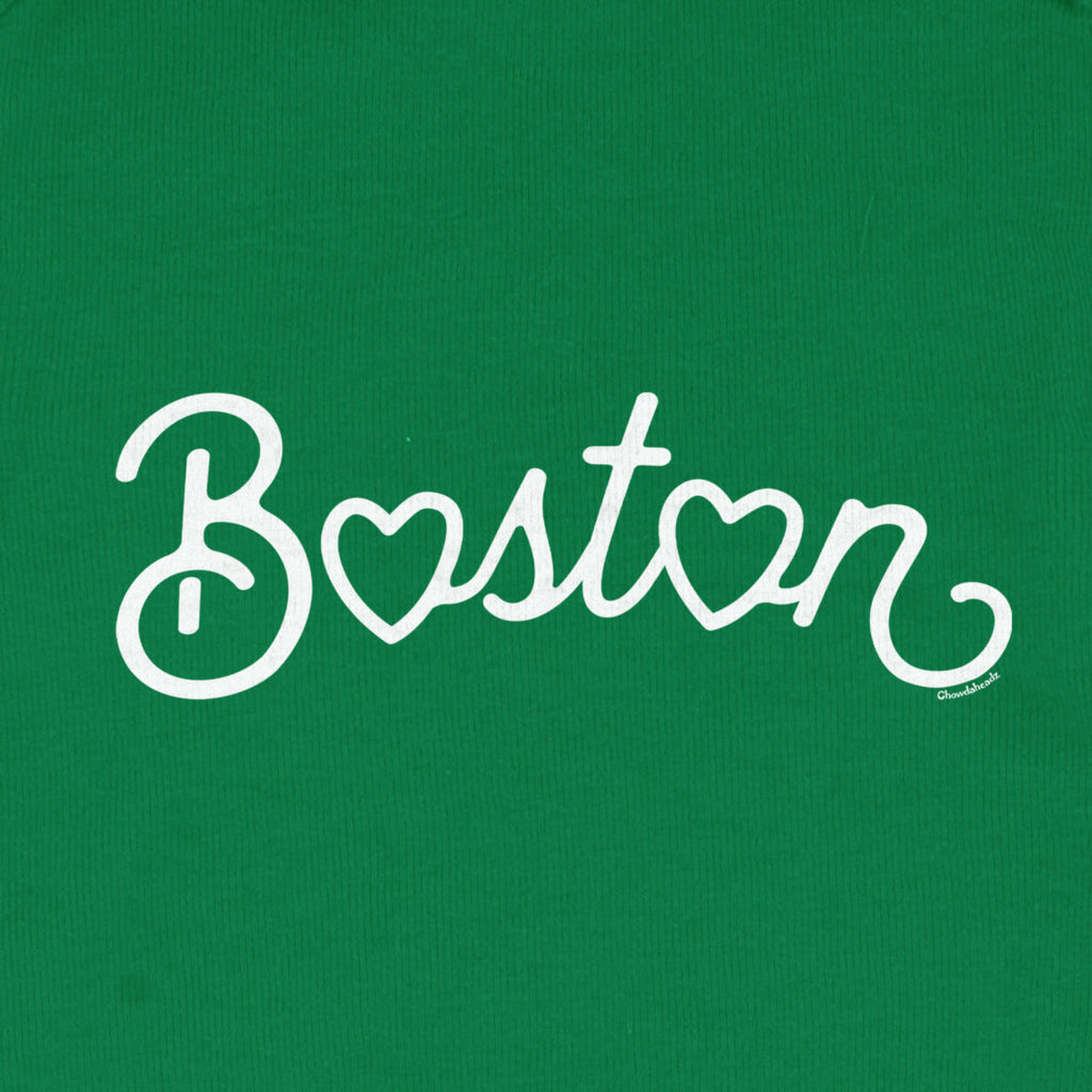 Boston Heart Script Infant One Piece