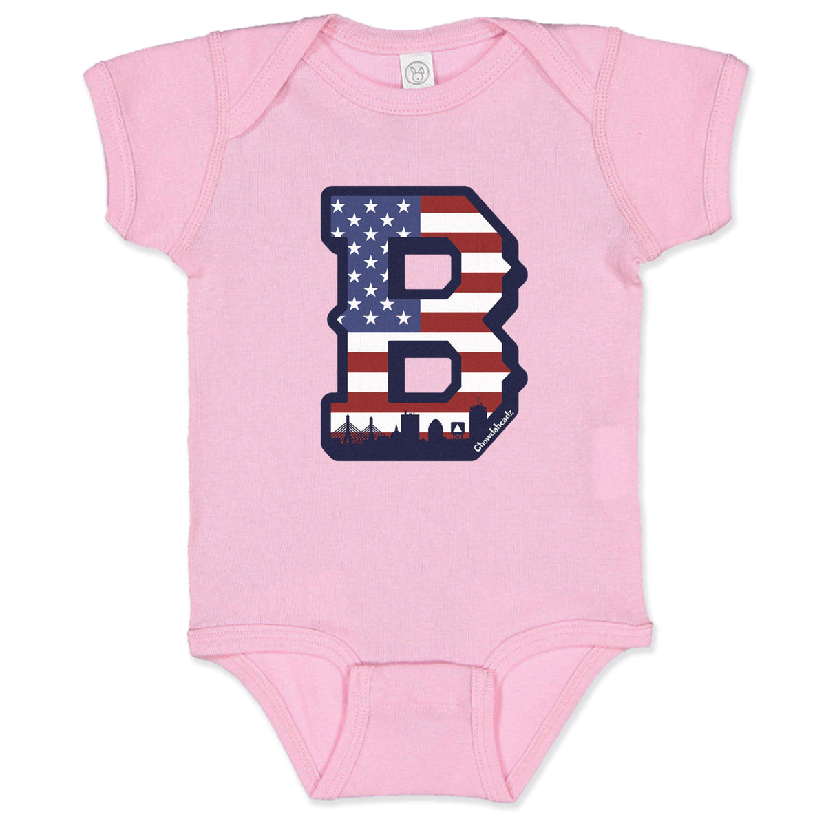 Big Block B Boston USA Infant One Piece