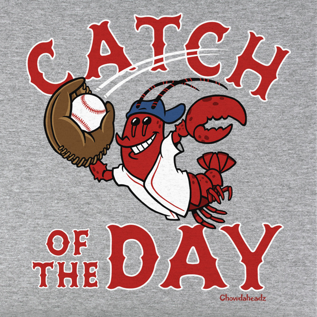 Catch Of The Day Baseball Lobster Youth Hoodie product image 2