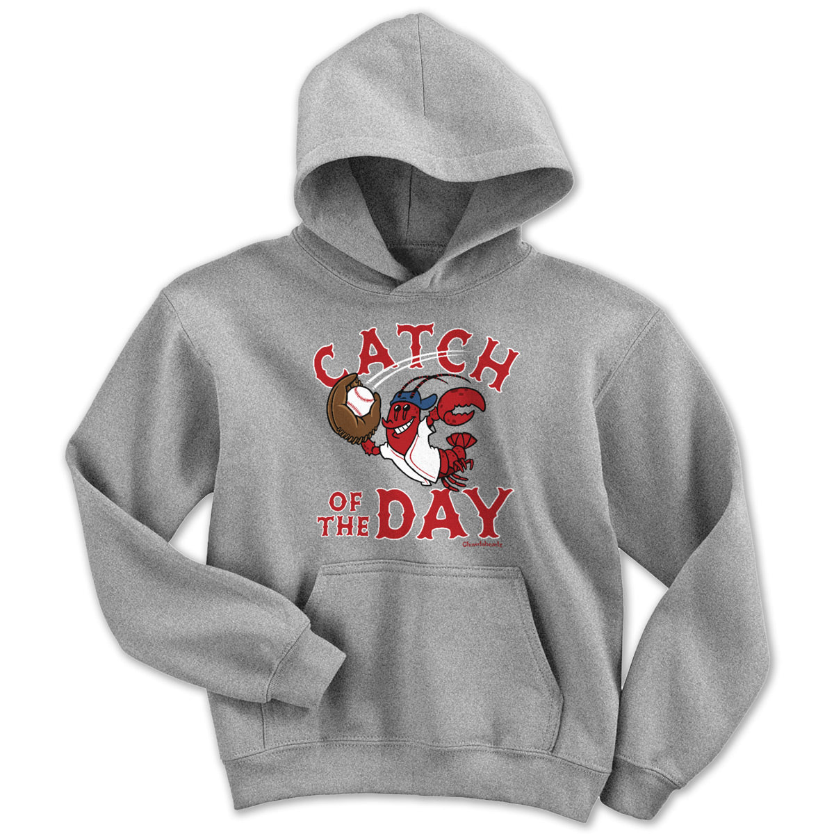 Catch Of The Day Baseball Lobster Youth Hoodie product image 1