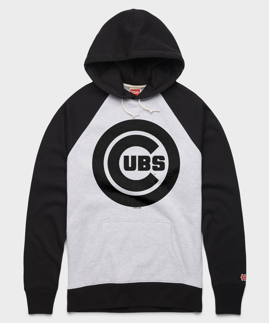 Chicago Cubs '79 Blackout Colorblock Hoodie product image 1