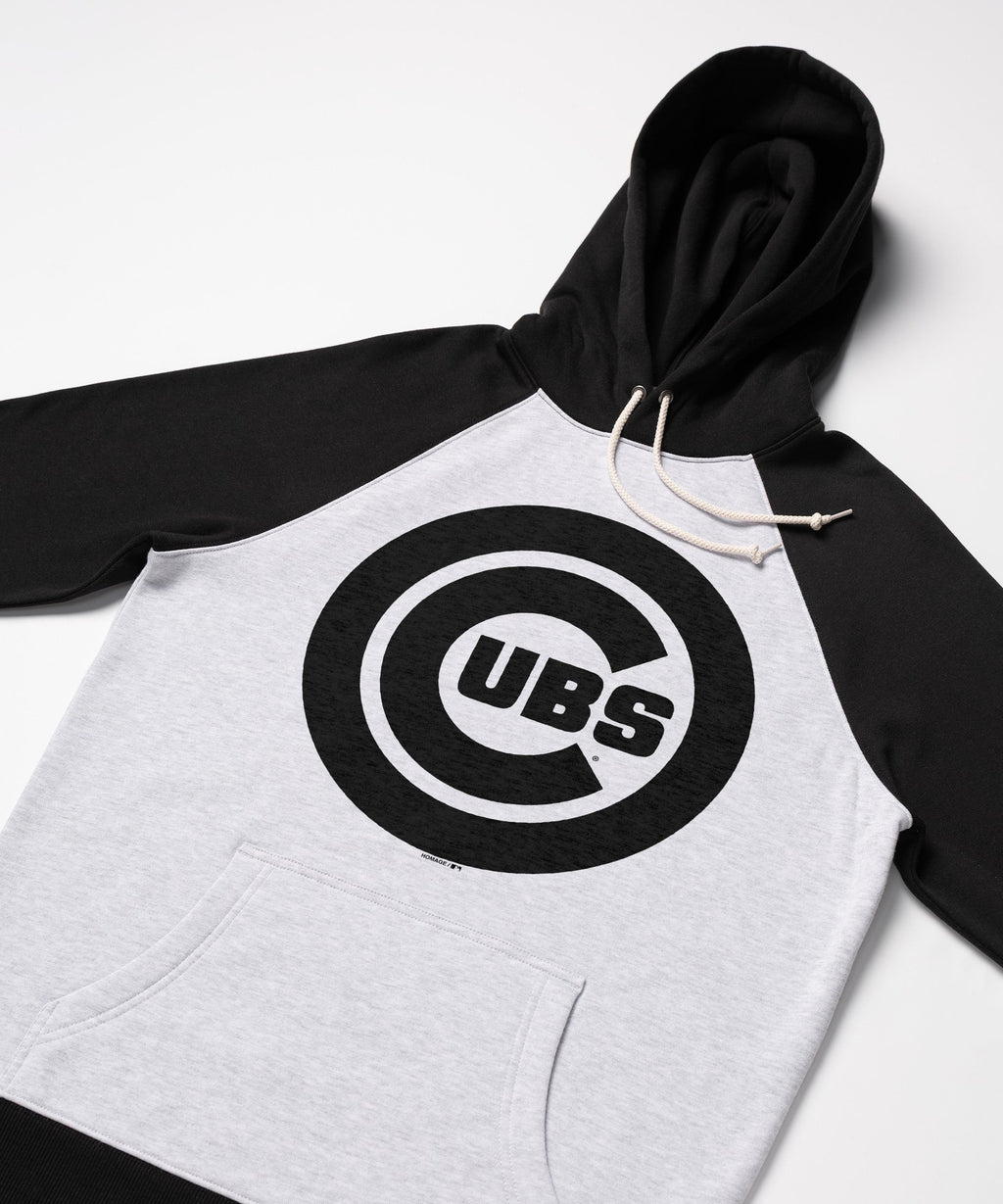 Chicago Cubs '79 Blackout Colorblock Hoodie product image 2