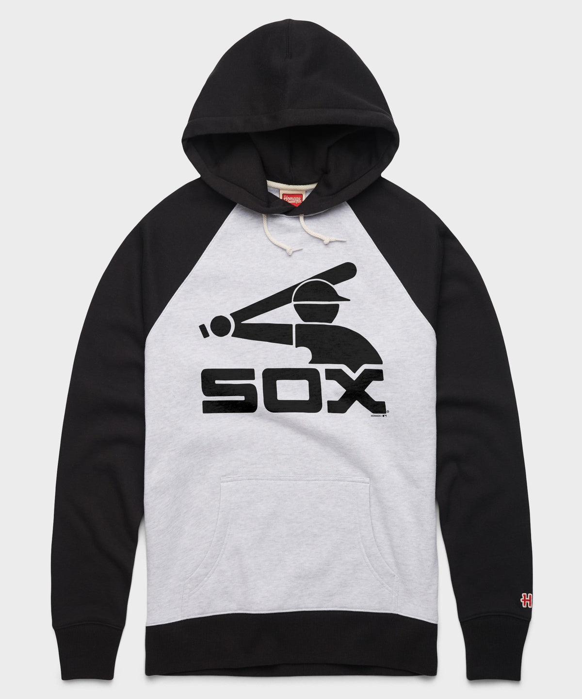 Chicago White Sox '76 Blackout Colorblock Hoodie product image 1