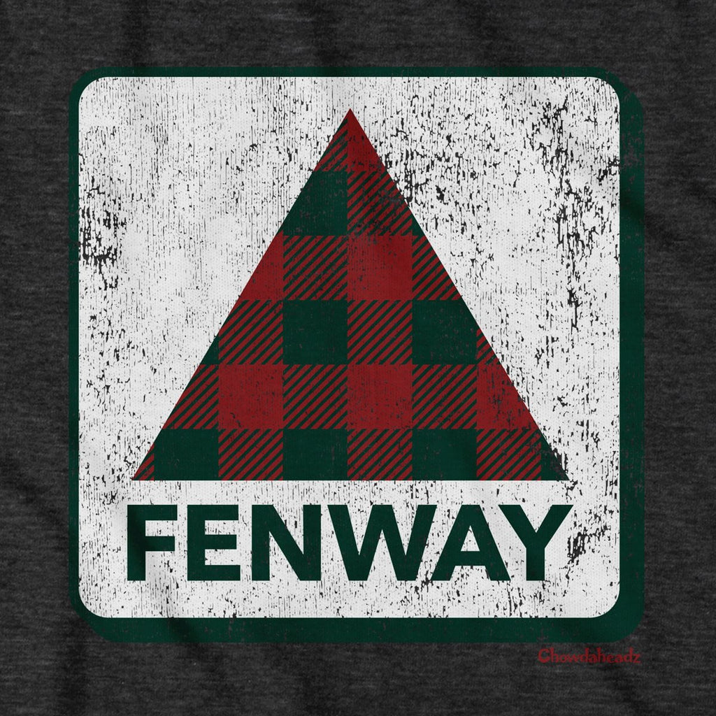 Holiday Plaid Fenway Sign T-Shirt product image 2
