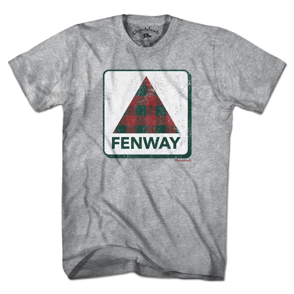 Holiday Plaid Fenway Sign T-Shirt product image 6