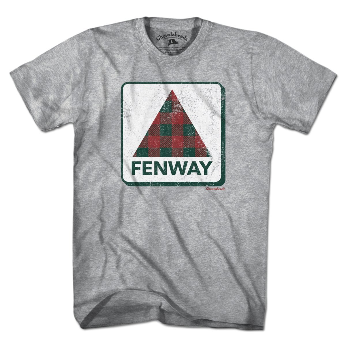 Holiday Plaid Fenway Sign T-Shirt product image 6