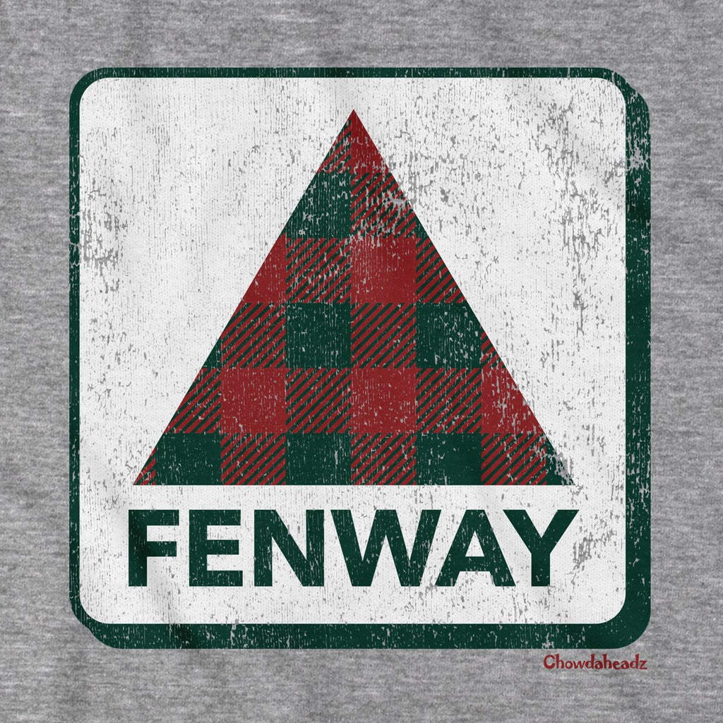 Holiday Plaid Fenway Sign T-Shirt product image 5
