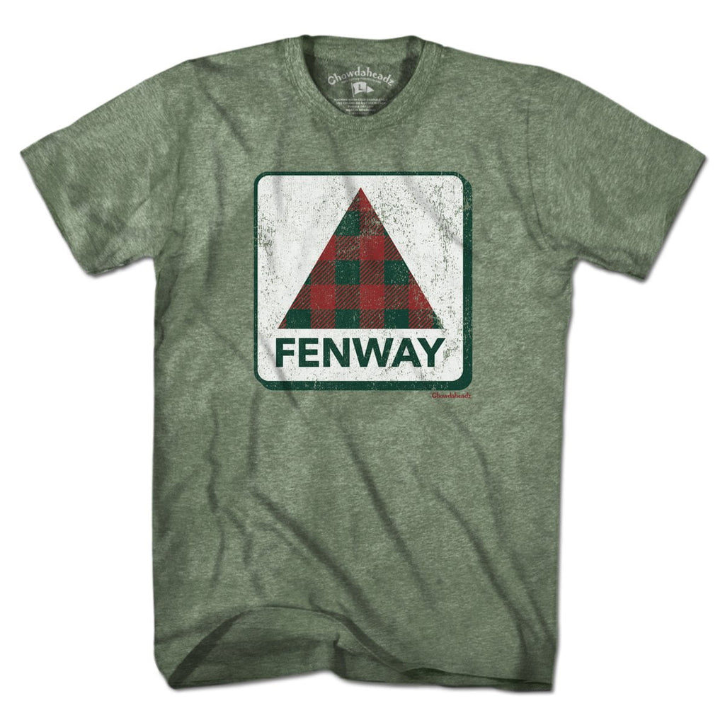 Holiday Plaid Fenway Sign T-Shirt product image 10