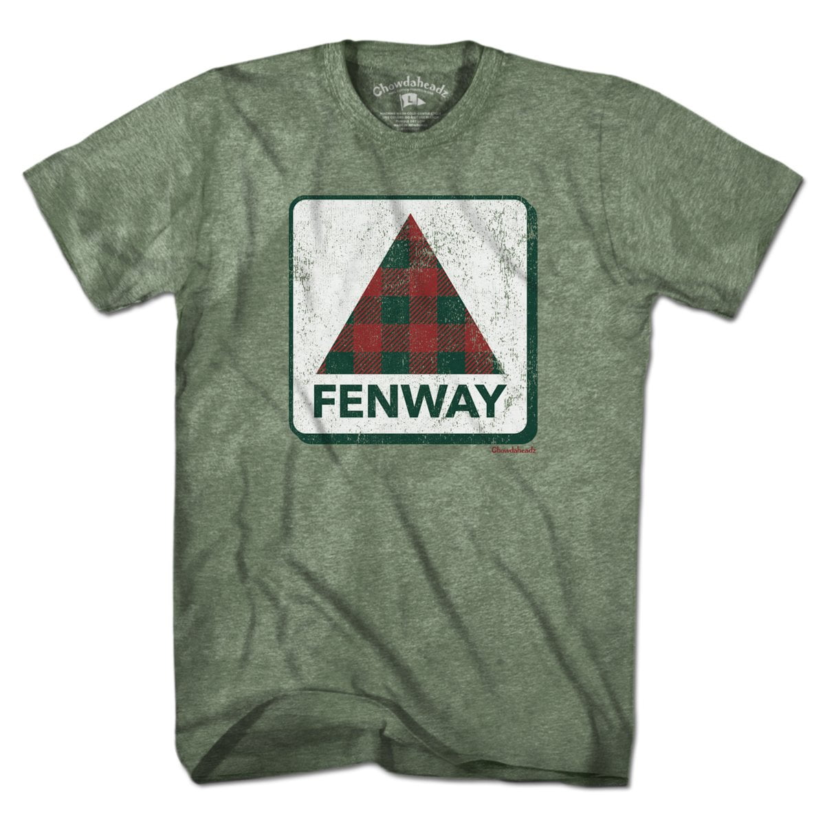 Holiday Plaid Fenway Sign T-Shirt product image 10