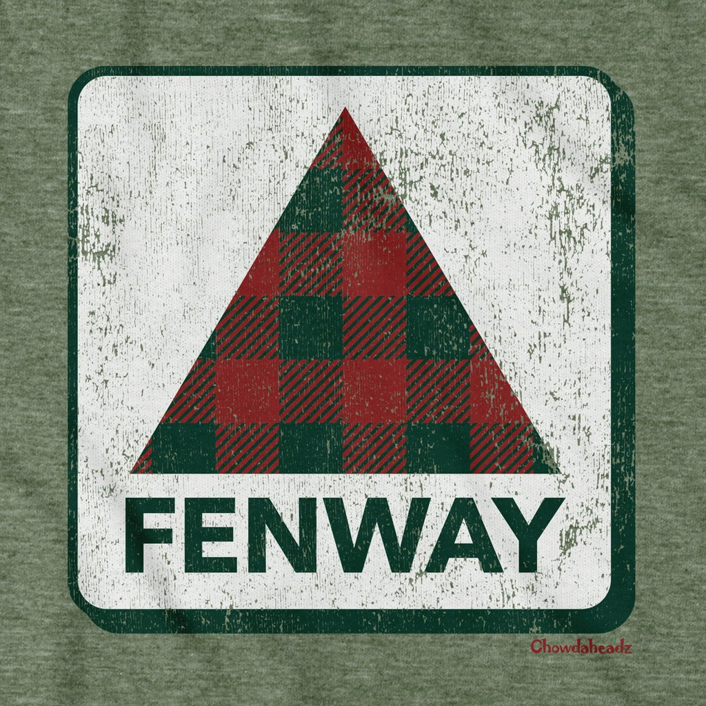 Holiday Plaid Fenway Sign T-Shirt product image 9