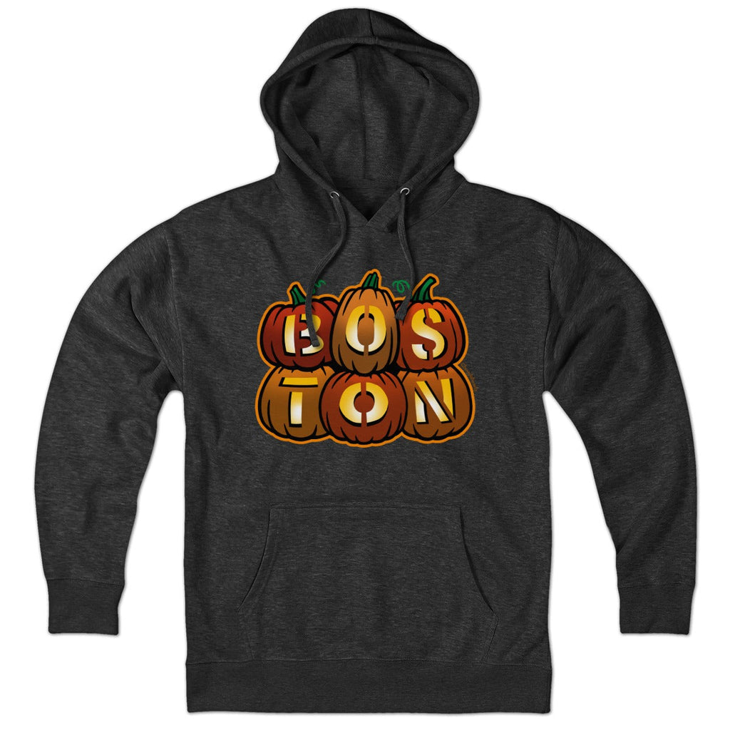 Boston Stacked Jack O' Lanterns Halloween Hoodie product image 1