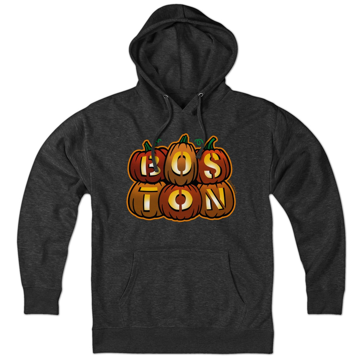 Boston Stacked Jack O' Lanterns Halloween Hoodie product image 1