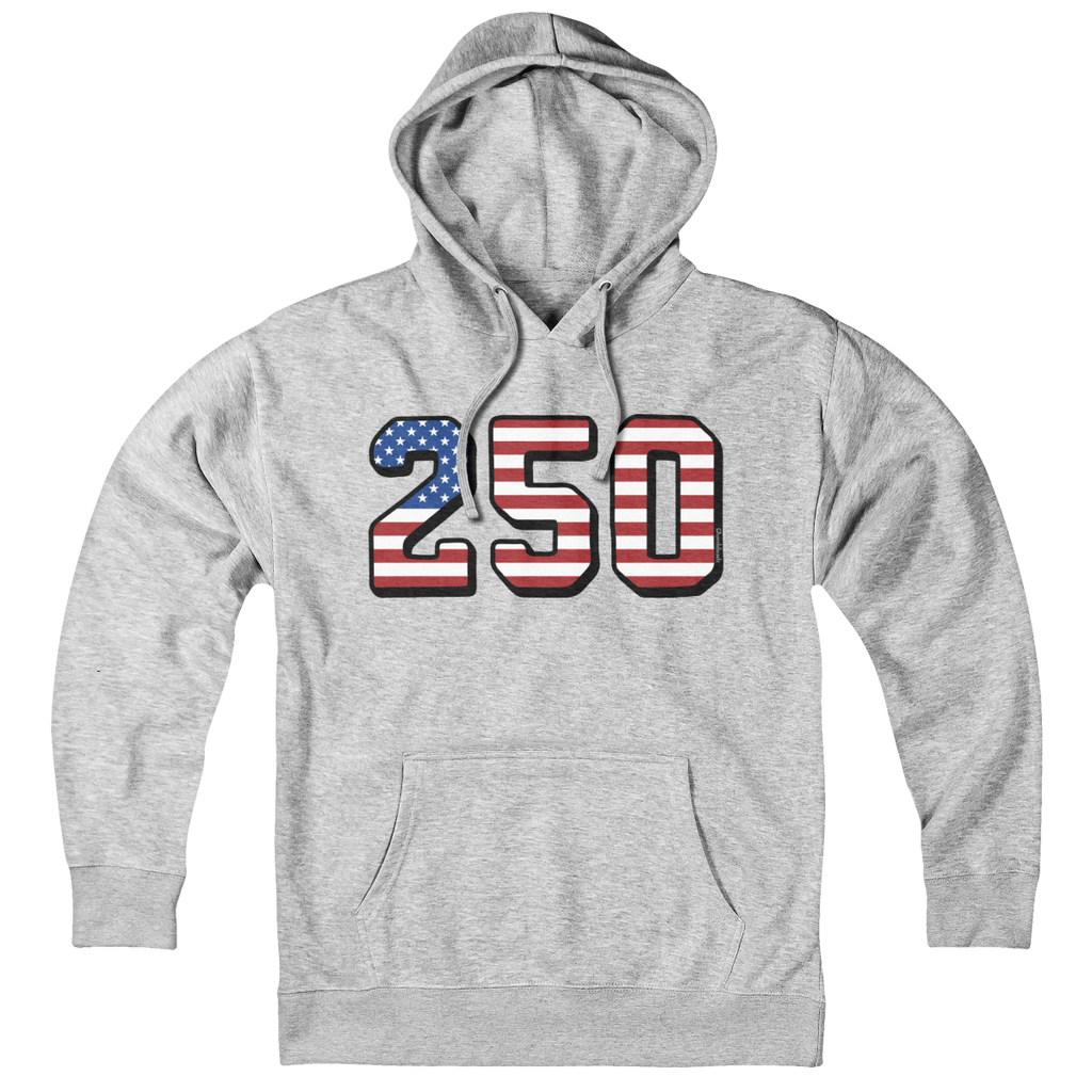 USA 250 American Flag Hoodie product image 1