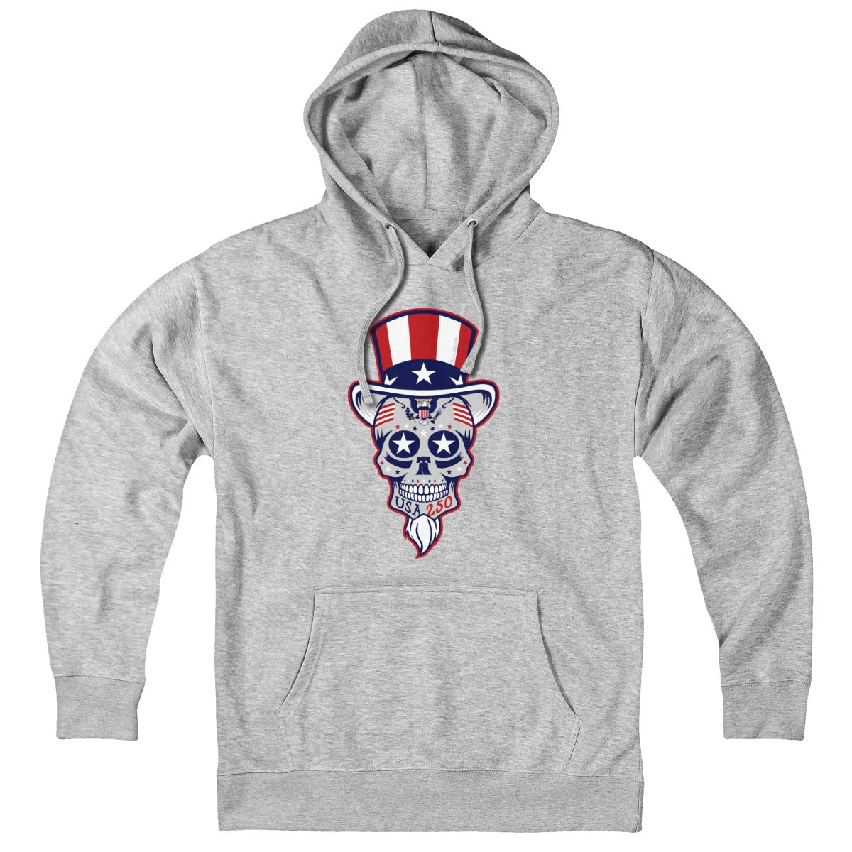 Uncle Sam Patriotic Dead Head Hoodie product image 1