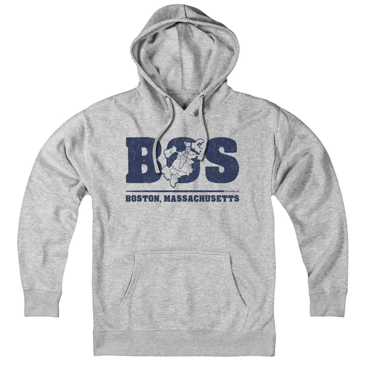 BOS Boston Neighborhoods Map Hoodie product image 1