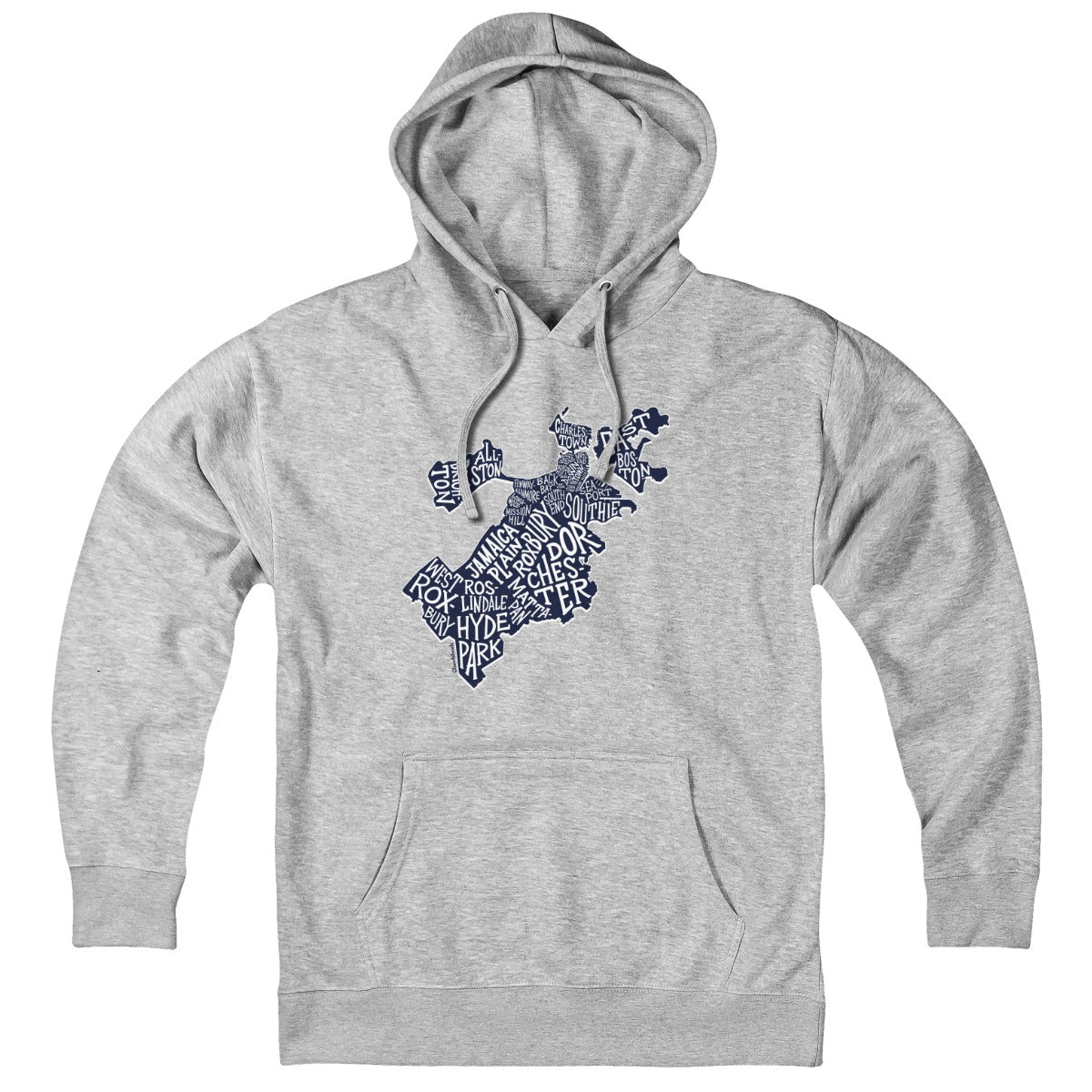 Boston Neighborhoods Hoodie product image 1
