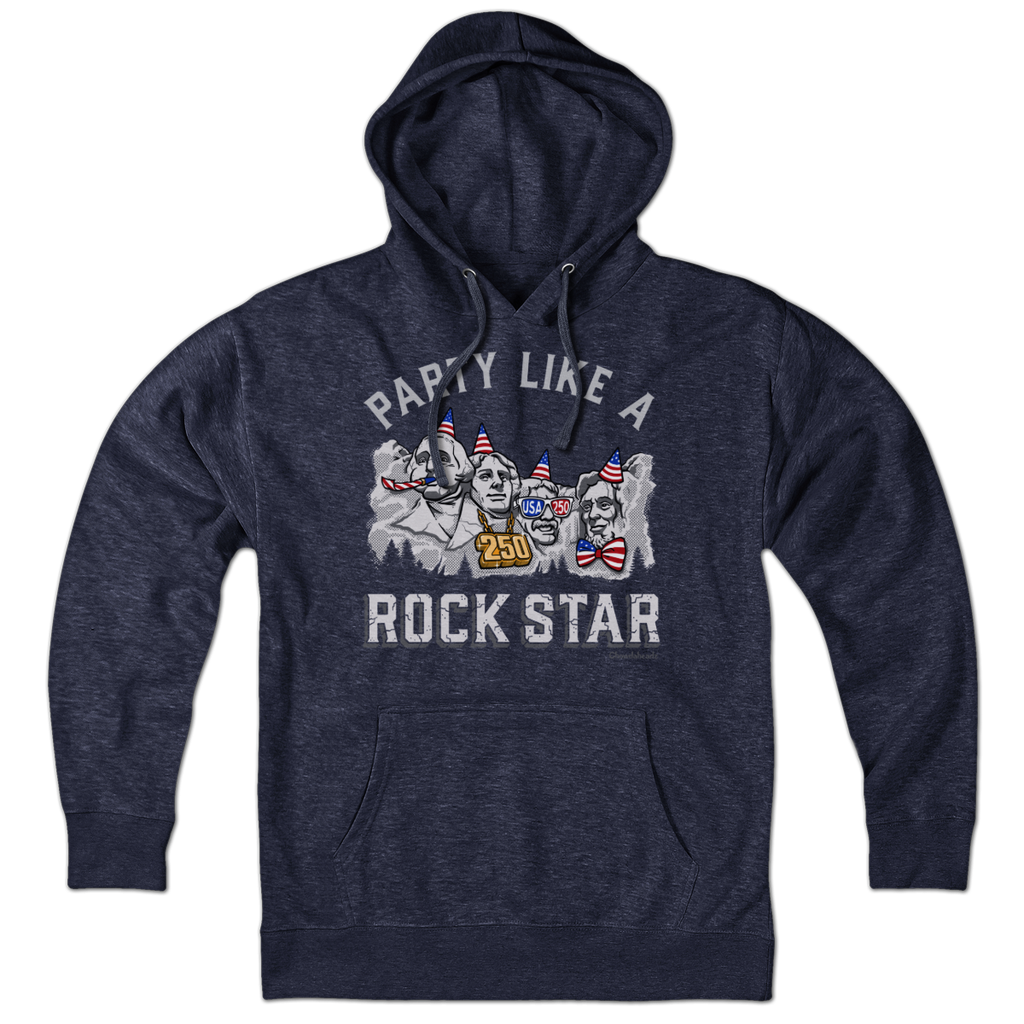Party Like A Rock Star Rushmore USA 250 Hoodie product image 1