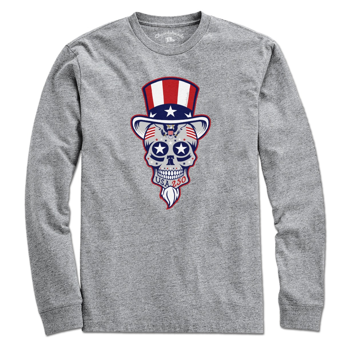 Uncle Sam Patriotic Dead Head T-Shirt product image 2