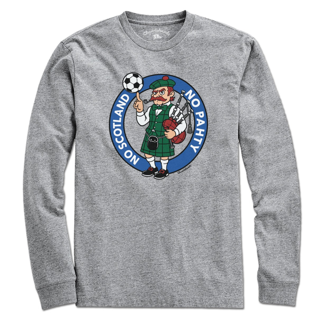No Scotland No Pahty Soccer T-Shirt product image 5