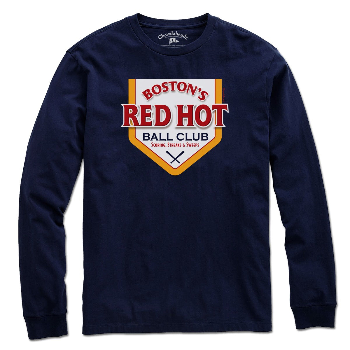 Boston's Red Hot Baseball Label T-Shirt product image 3