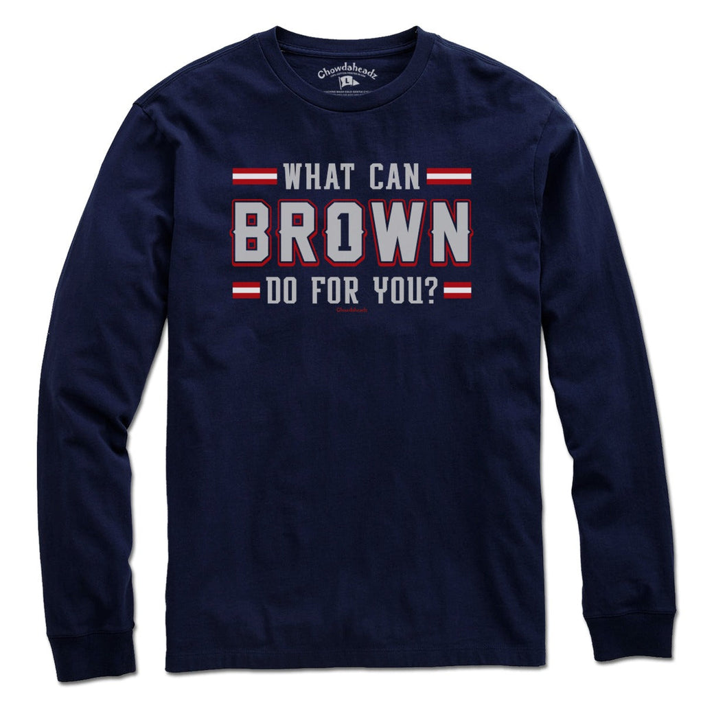 What Can Brown Do For You? New England T-Shirt product image 3