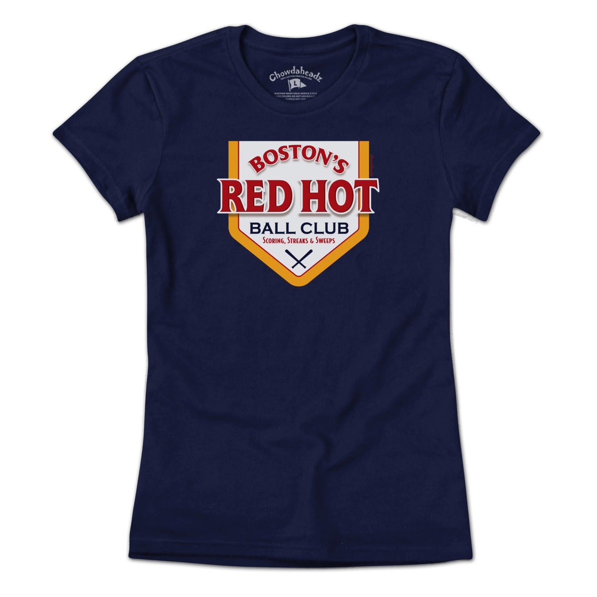 Boston's Red Hot Baseball Label T-Shirt product image 4