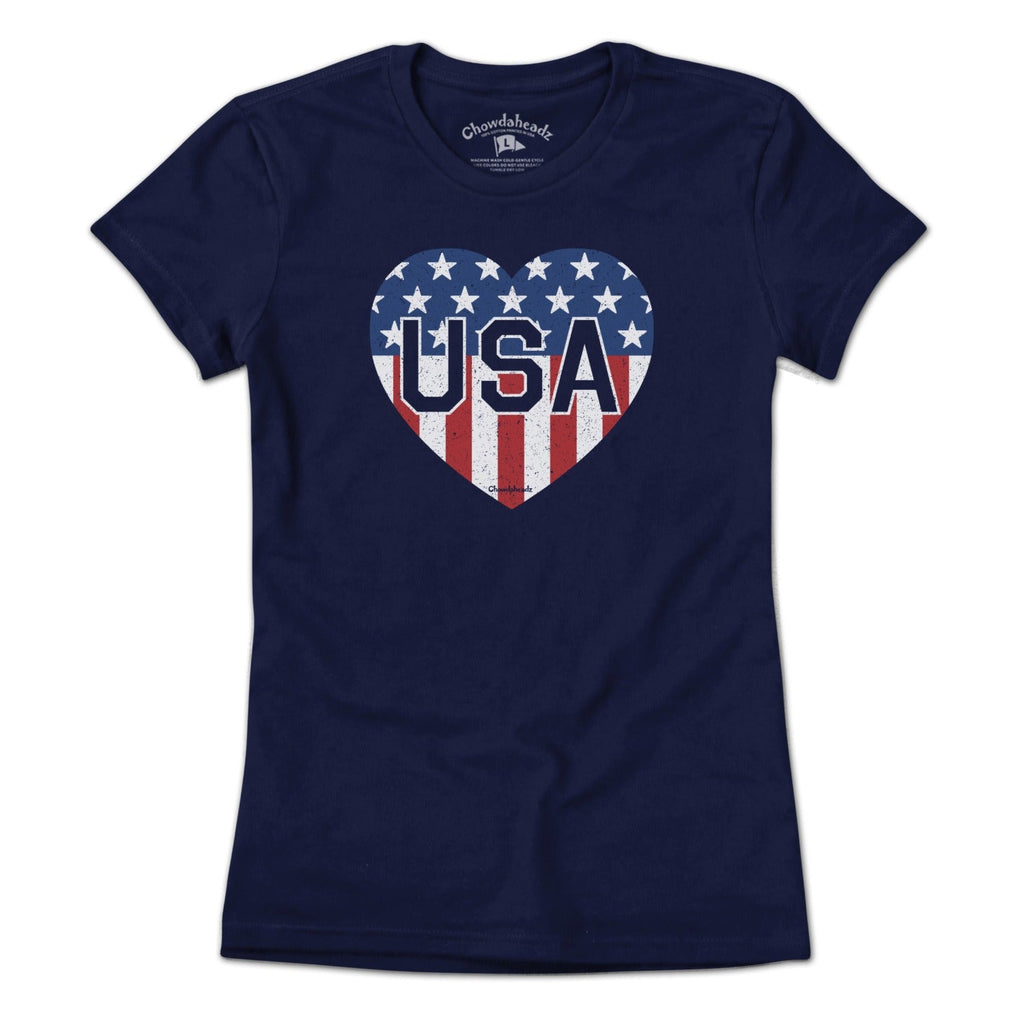 USA Heart T-Shirt product image 1