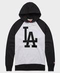 Los Angeles Dodgers Cap Logo '12 Blackout Colorblock Hoodie