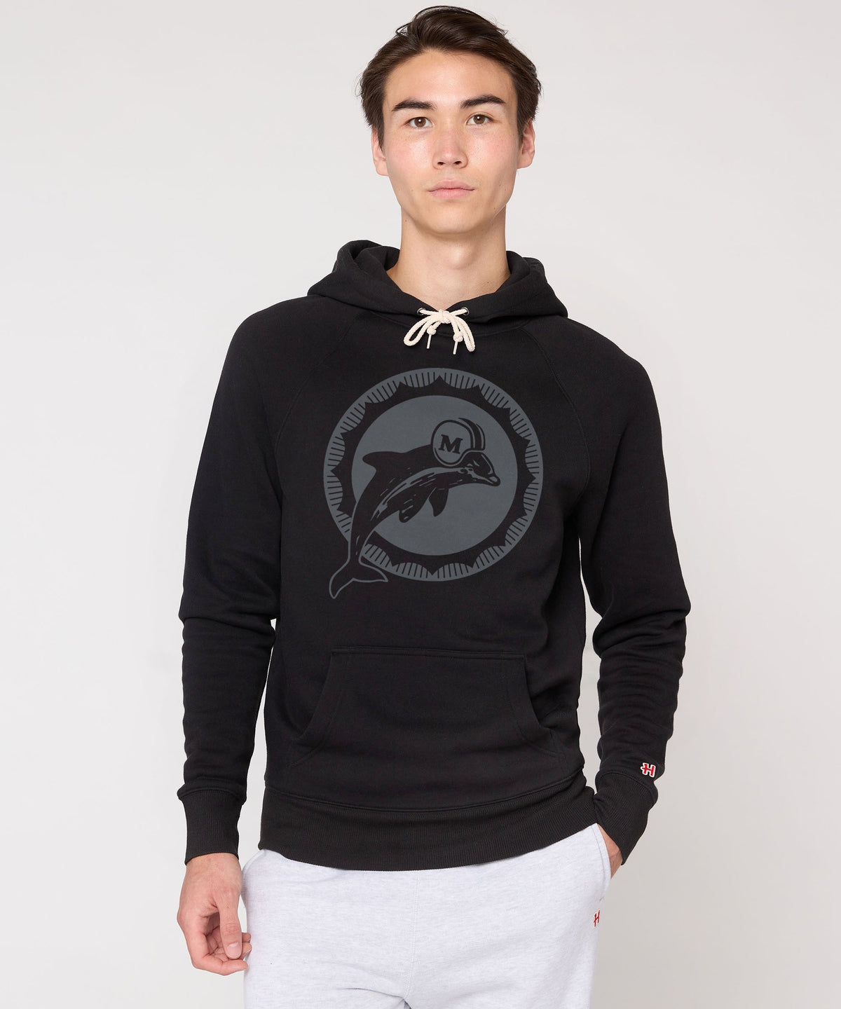 Miami Dolphins '66 Blackout Hoodie product image 3