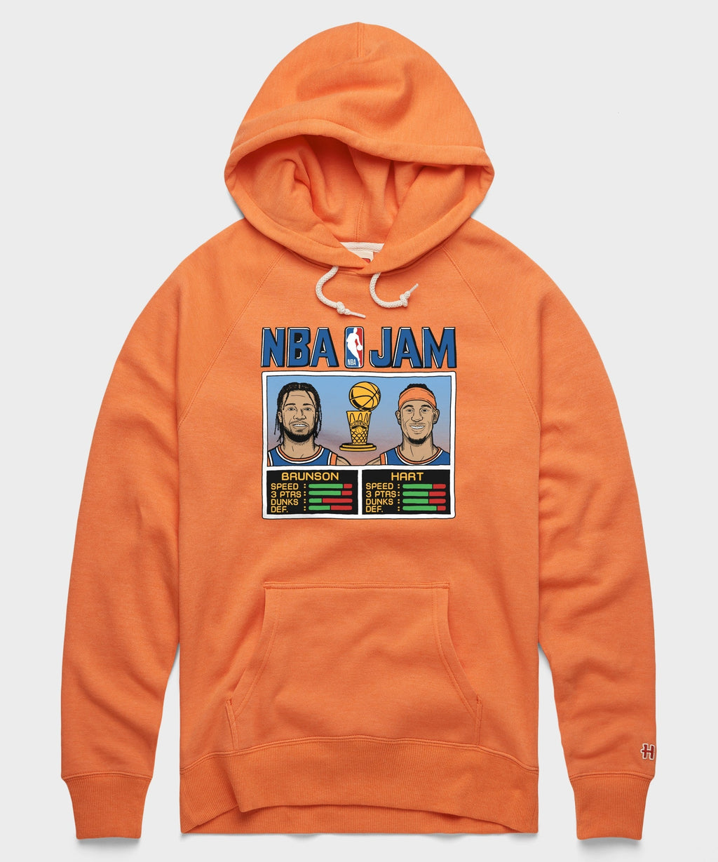 NBA Jam Knicks 2026 Champs Brunson And Hart Hoodie product image 1