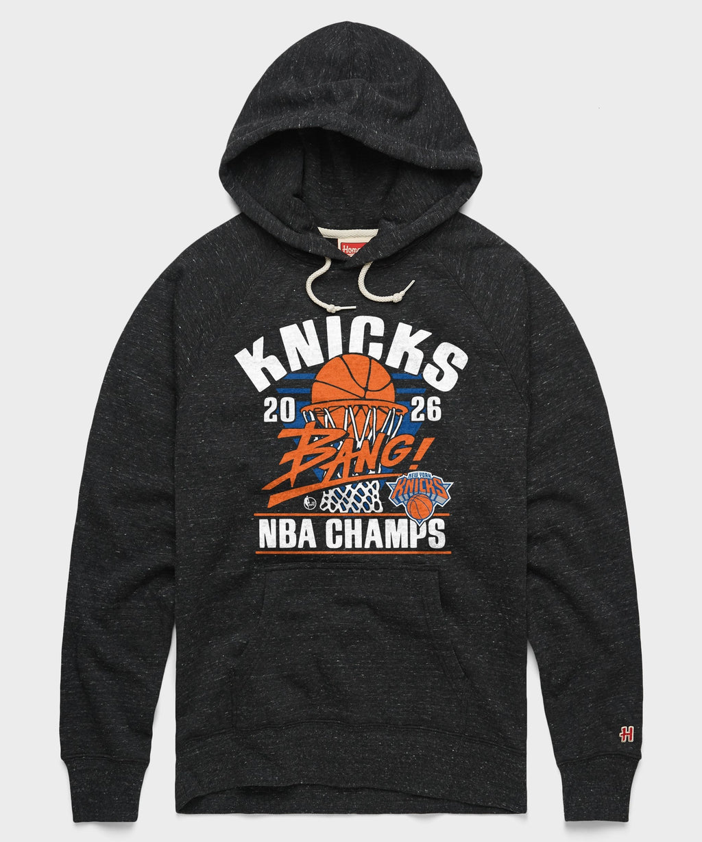 New York Knicks 2026 NBA Champs Bang! Hoodie product image 1