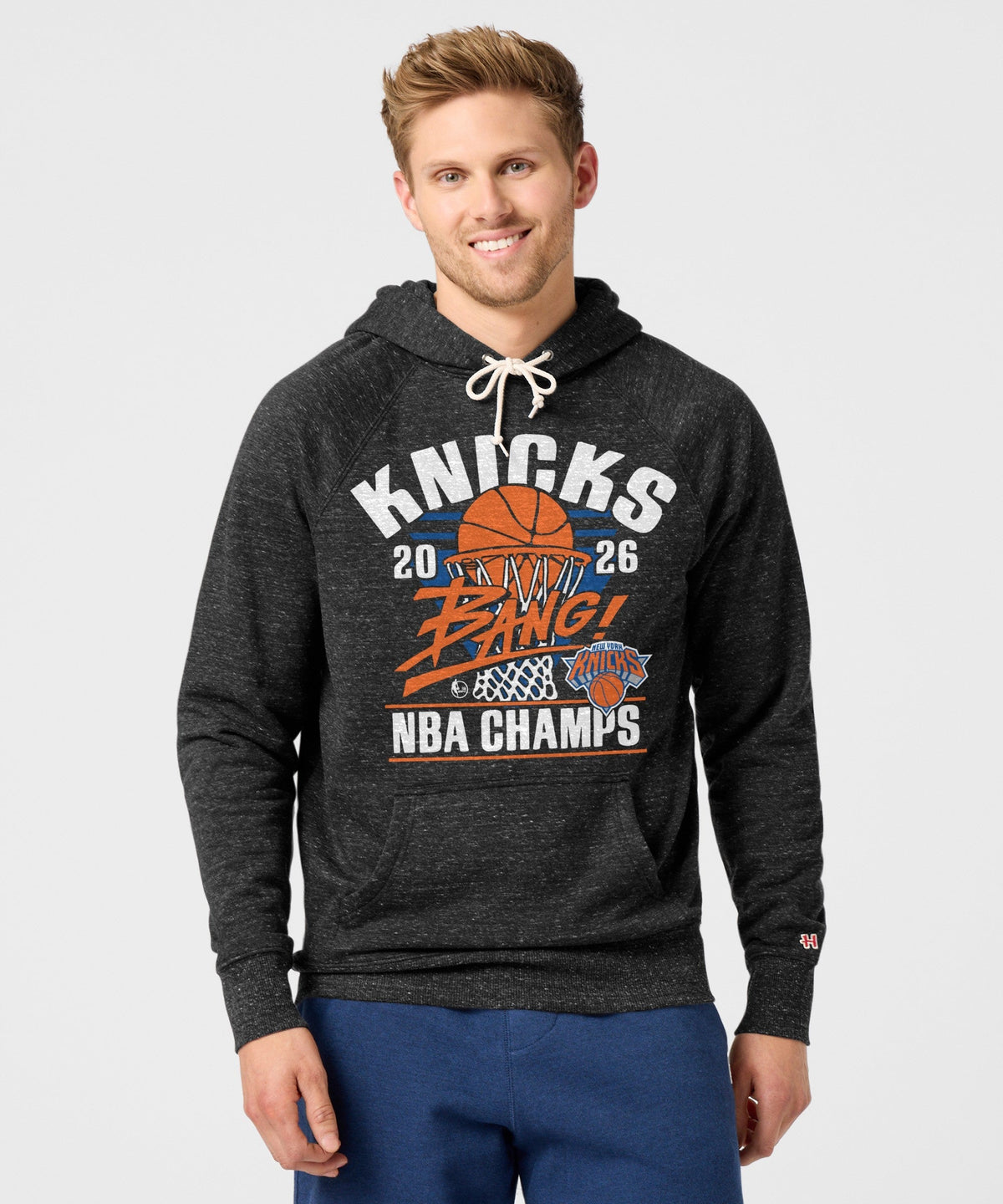 New York Knicks 2026 NBA Champs Bang! Hoodie product image 3