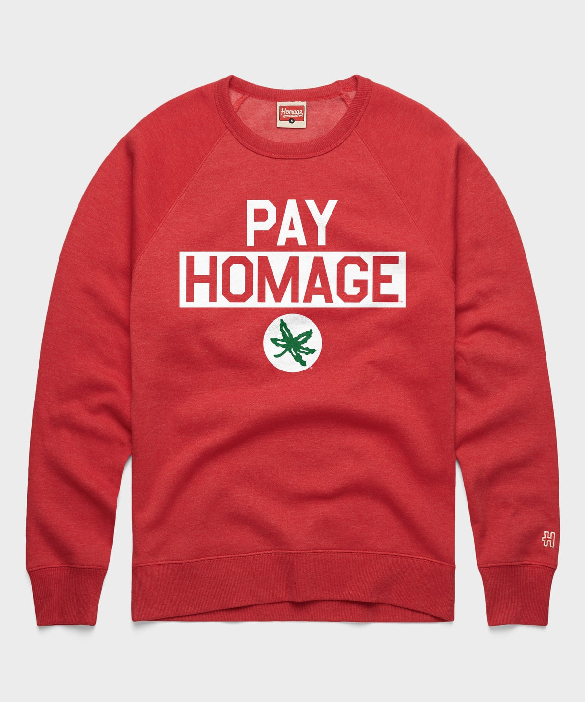 Ohio State Buckeye Leaf Pay Homage Crewneck product image 1