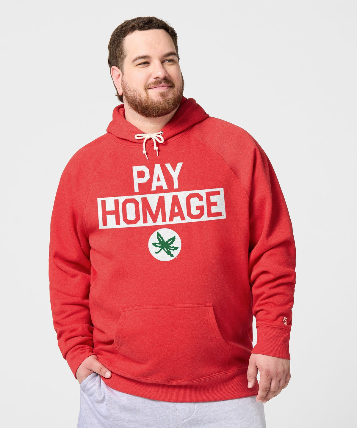 Ohio State Buckeye Leaf Pay Homage Hoodie product image 3