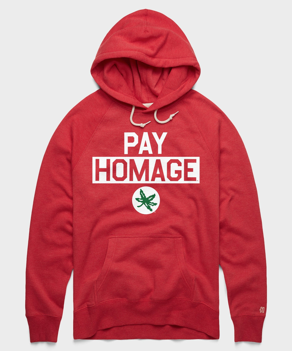 Ohio State Buckeye Leaf Pay Homage Hoodie product image 1