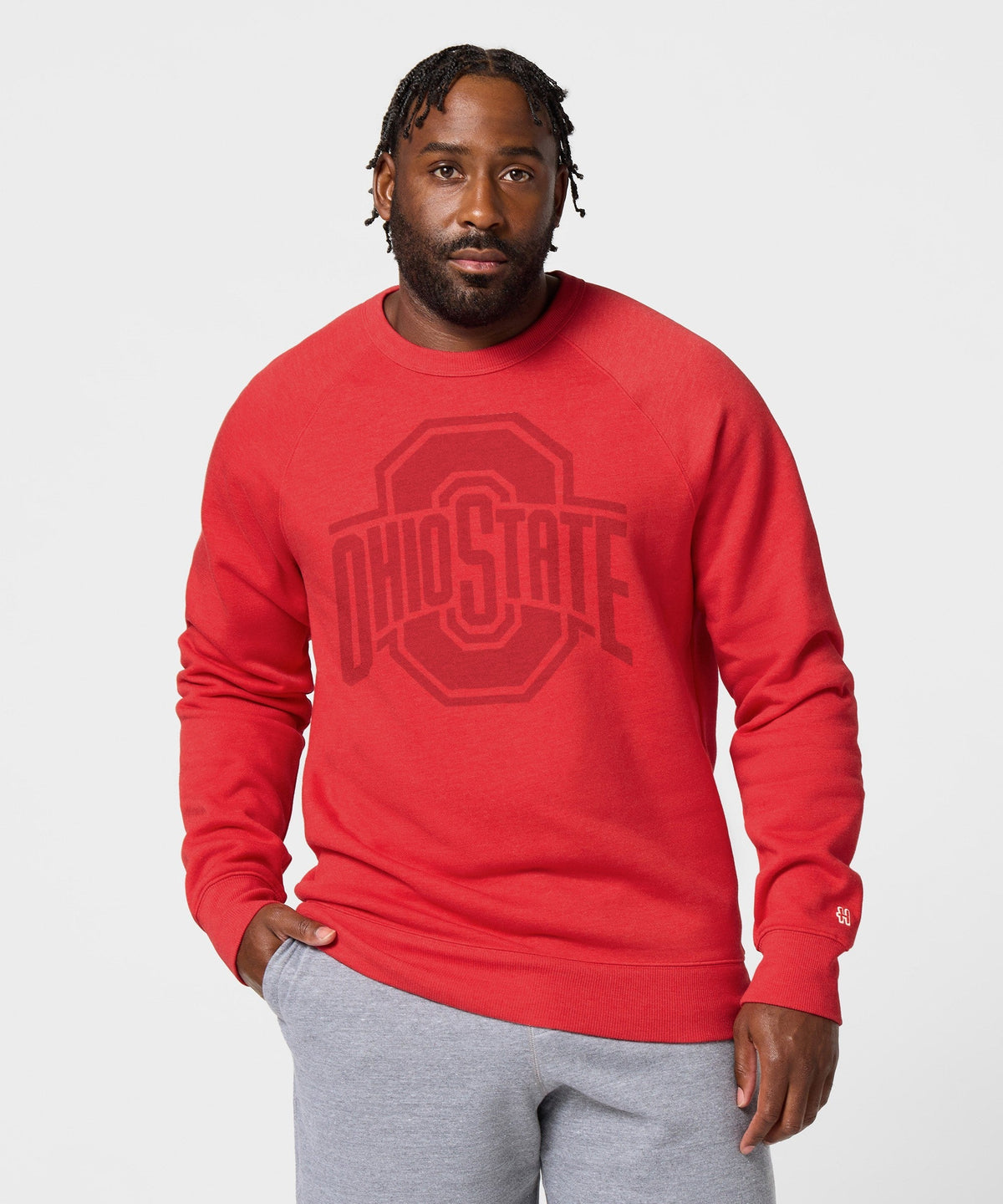 Ohio State Buckeyes All Scarlet Crewneck product image 3