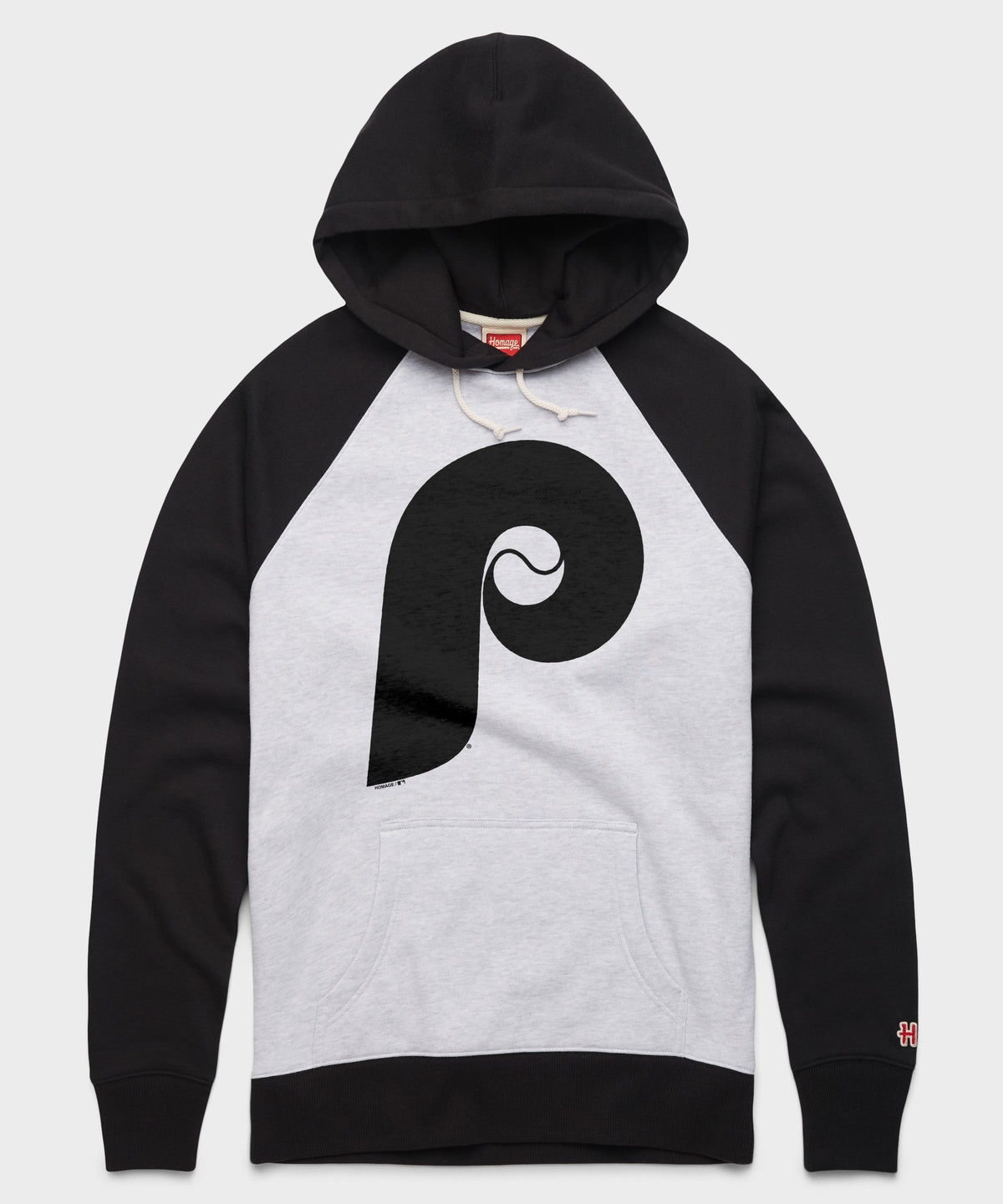 Philadelphia Phillies '82 Blackout Colorblock Hoodie product image 1